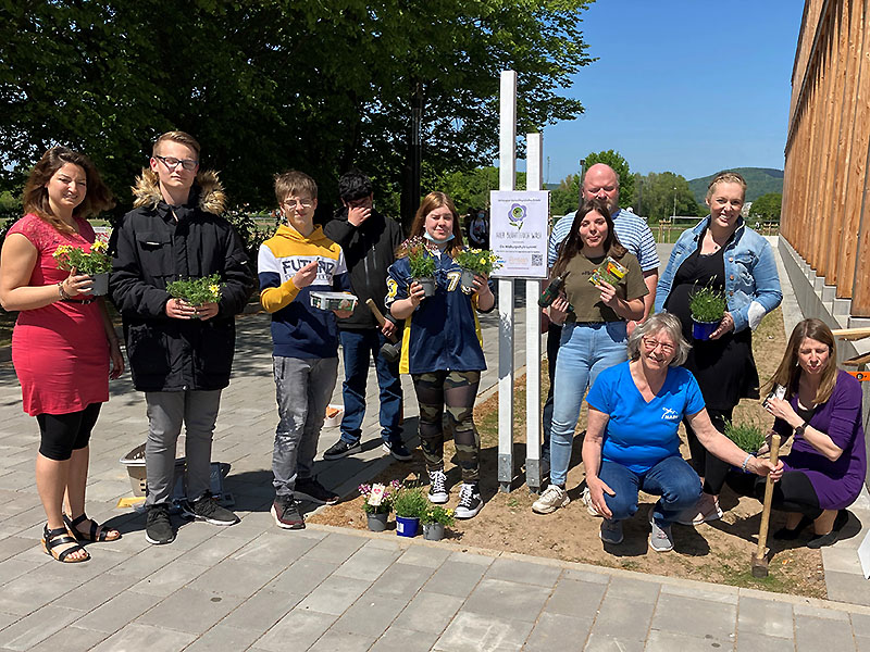 Gruppenbild ProjektteilnehmerInnen Hildburgschule